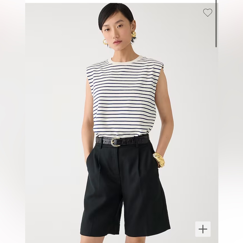 NWOT J. Crew Structured muscle T shirt